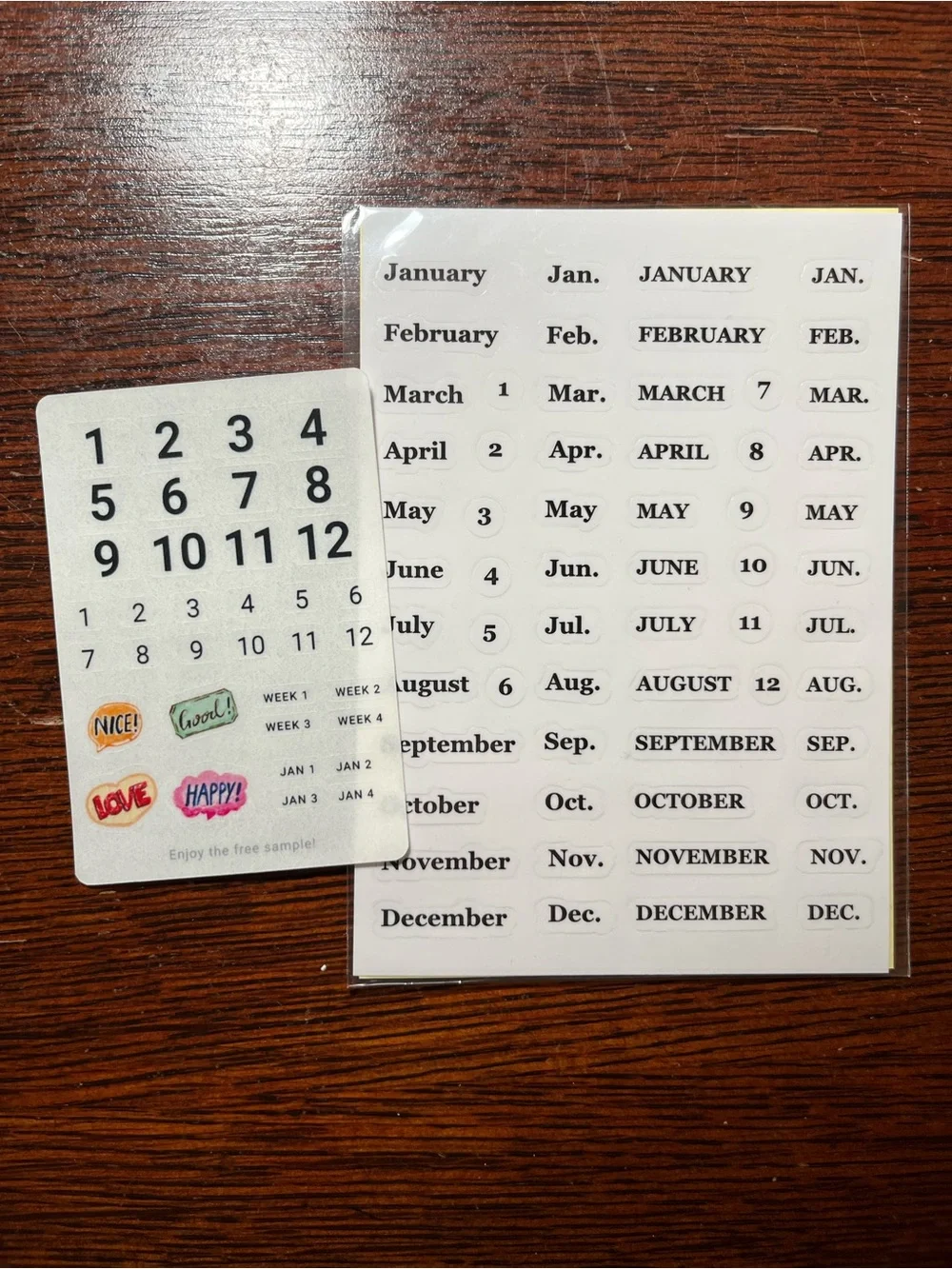 New - Tiny Grids B6 Vertical Undated Dual Planner / Journal (stickers included)